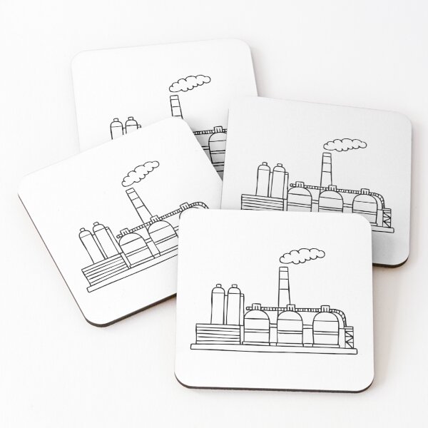 Item preview, A factory in action with machines and workers moving efficiently designed and sold by rasagamastore.
