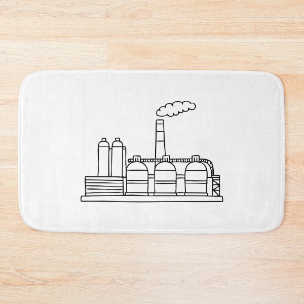 Item preview, A factory in action with machines and workers moving efficiently designed and sold by rasagamastore.
