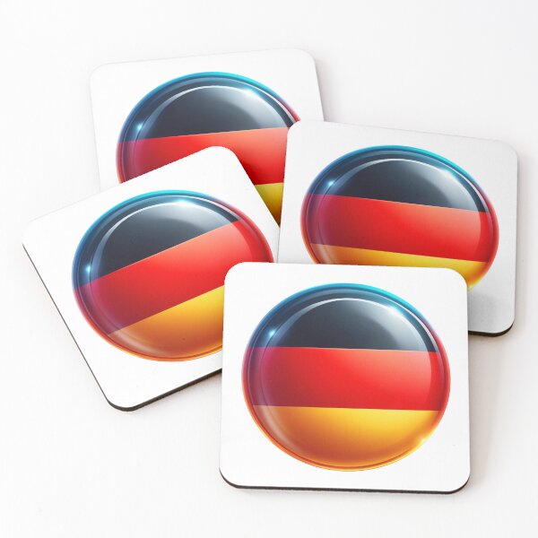 Item preview, Germany Circle Flag Watercolour Style designed and sold by FlagWardrobe.