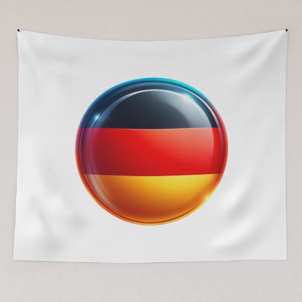 Item preview, Germany Circle Flag Watercolour Style designed and sold by FlagWardrobe.