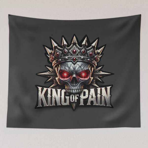 Item preview, King of pain HOTFLASH tattoo designed and sold by hotflashtattoo.