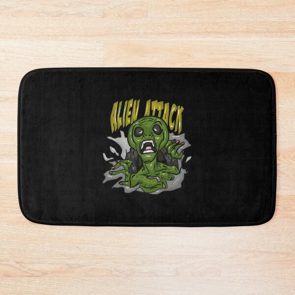 Item preview, Alien attack breaking the fabric designed and sold by Joncasmiart.