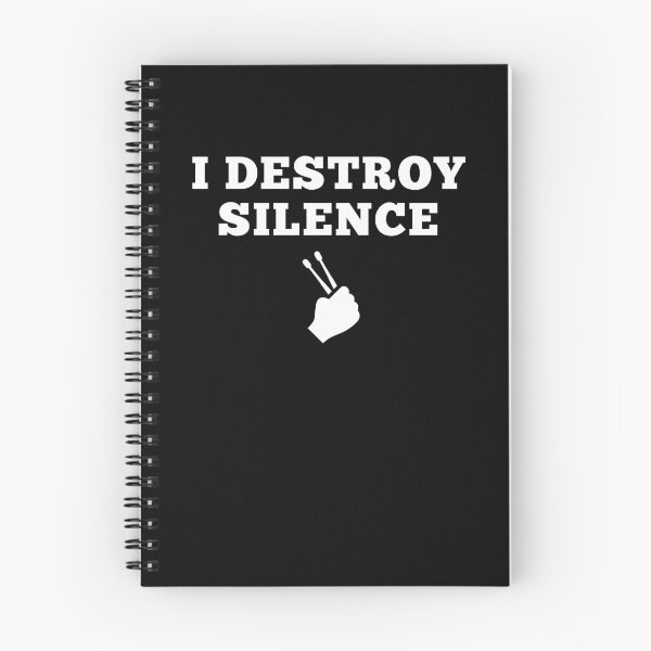 Item preview, I Destroy Silence Music Lover Humor Band Members Musicians Gift designed and sold by MouDantArts.