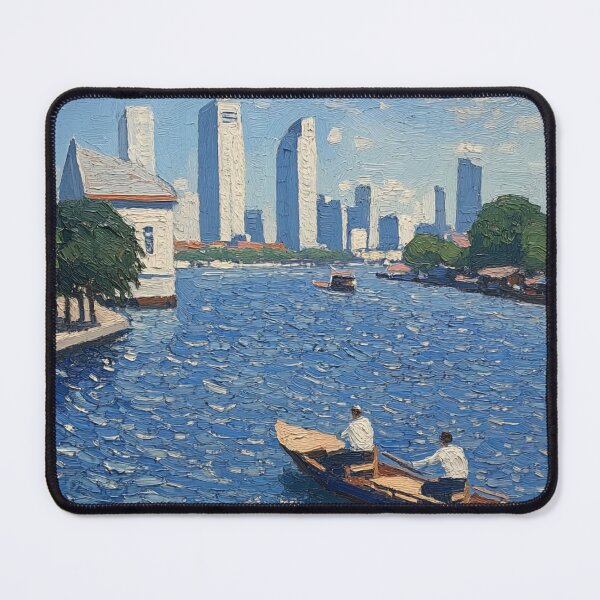 Item preview, Bangkok | Post-impressionist painting style designed and sold by ComicsFactory.