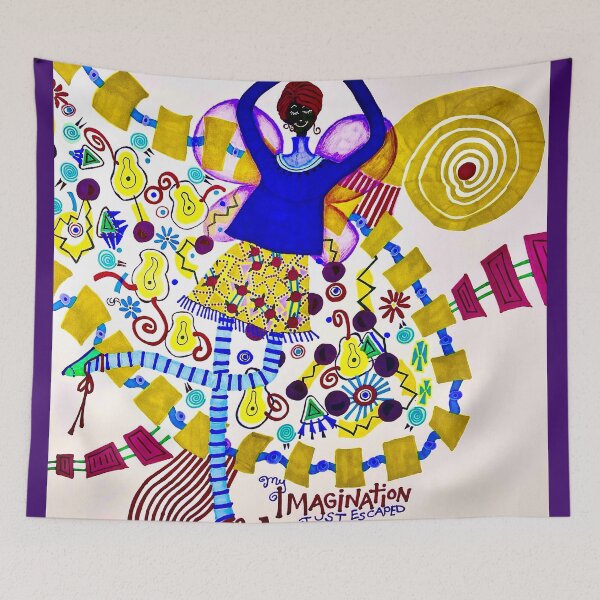 Item preview, My Imagination Just Escaped designed and sold by Little Red Art.