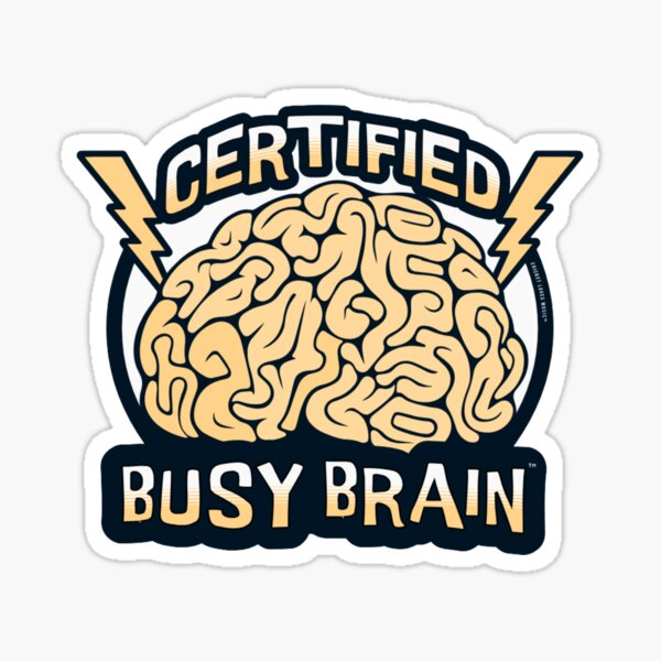 Item preview, Certified Busy Brain by Cricket Loves Music designed and sold by Cricket Loves Music.