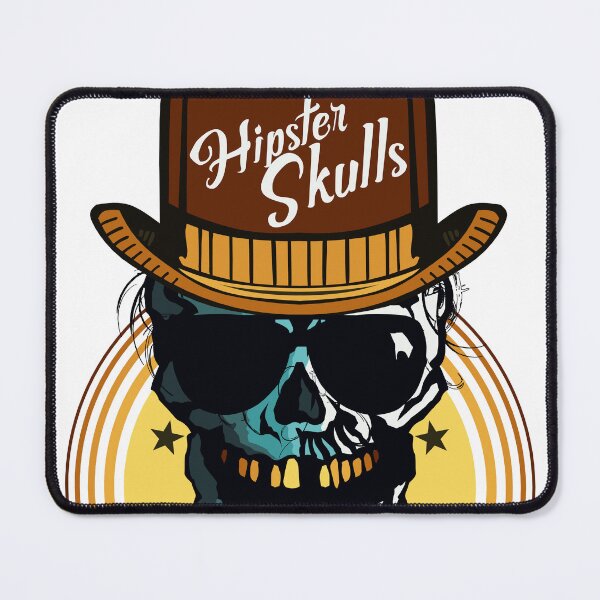 Item preview, hipster skull skull round sunglasses bowler hat circle fancy designed and sold by Achille3777.