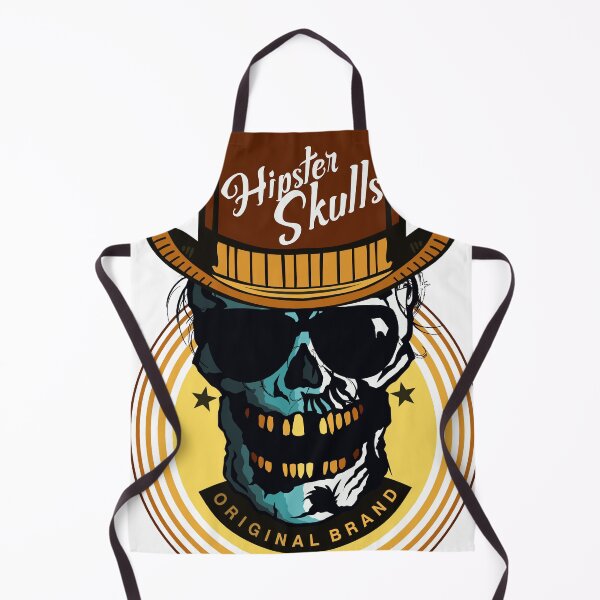 Artikelvorschau, Hipster Totenkopf rund Sonnenbrille Bowler Hut Kreis schick entworfen und verkauft von Achille3777.
