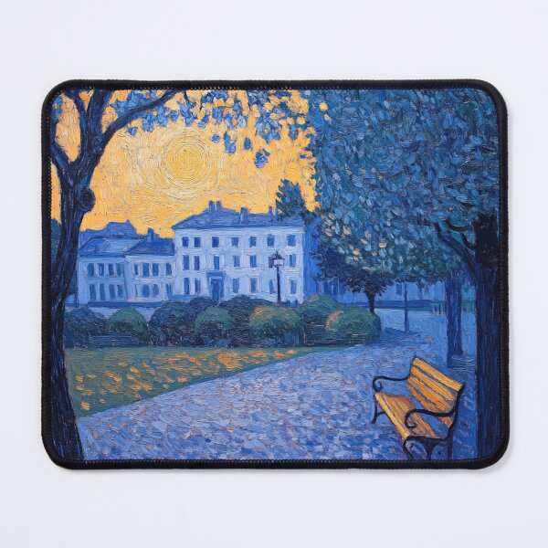 Item preview, Bank | Post-impressionist painting style designed and sold by ComicsFactory.