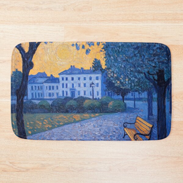 Item preview, Bank | Post-impressionist painting style designed and sold by ComicsFactory.