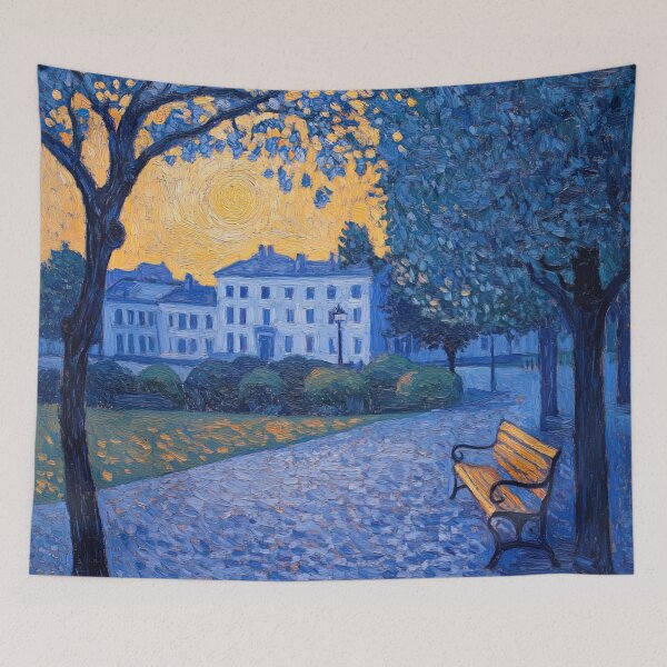 Item preview, Bank | Post-impressionist painting style designed and sold by ComicsFactory.