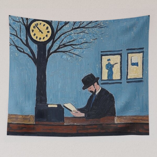 Item preview, Banker | Post-impressionist painting style designed and sold by ComicsFactory.