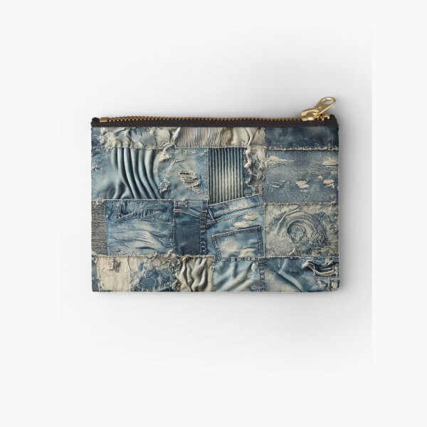 Item preview, Rustic Denim Patchwork designed and sold by Wiredart.