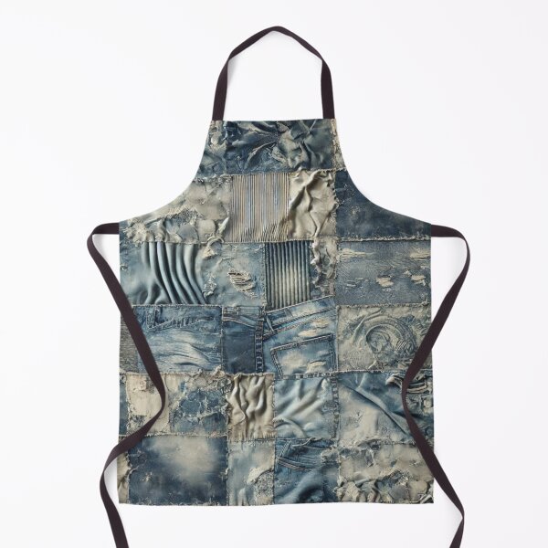 Item preview, Rustic Denim Patchwork designed and sold by Wiredart.
