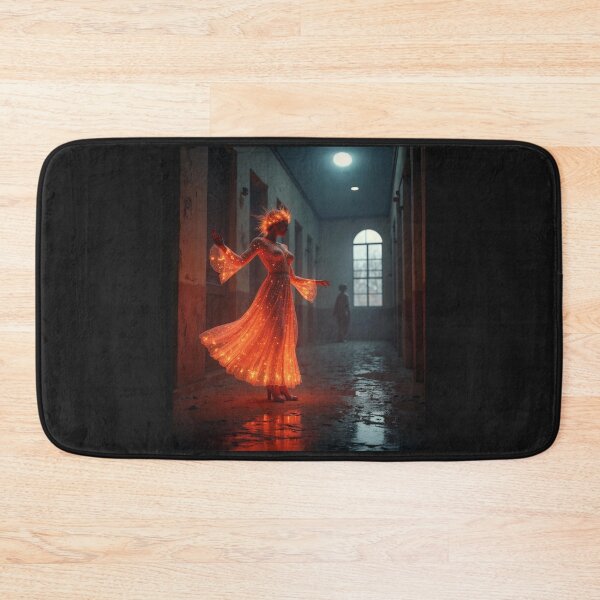 Item preview, Glowing orange ghost designed and sold by PhilDreams.