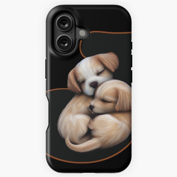 PUPPIES LETTER J iPhone Tough Case