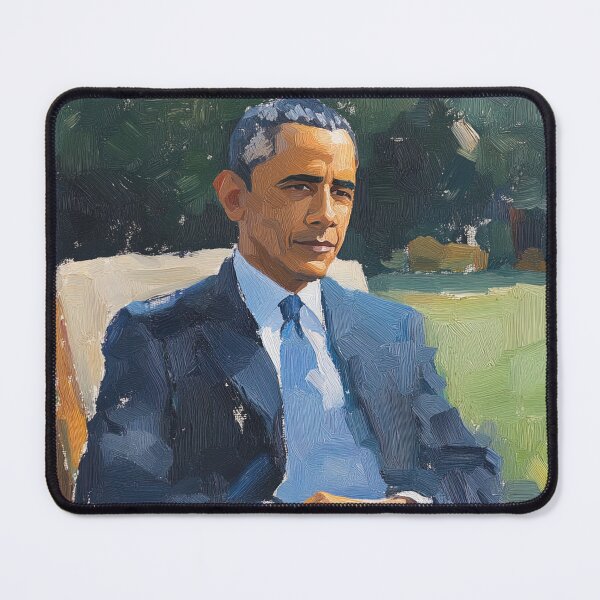 Item preview, Barack Obama | Post-impressionist painting style designed and sold by ComicsFactory.