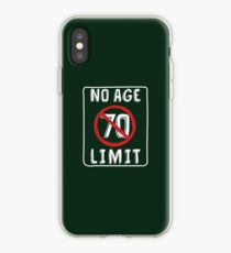 No Age Limit 70th Birthday Gifts Funny B-day for 70 Year Old iPhone Case