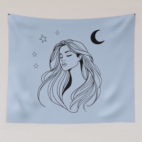 Item preview, Ethereal Elevation - Misty Blue designed and sold by MaryAura.