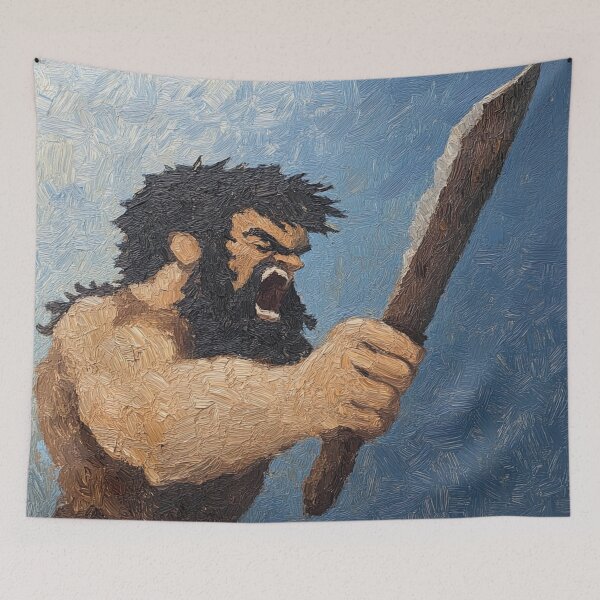 Item preview, Barbarian | Post-impressionist painting style designed and sold by ComicsFactory.