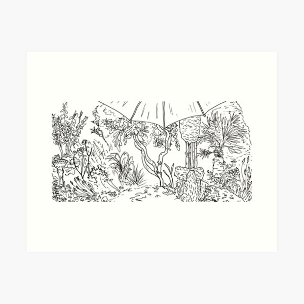 Aperçu de l'œuvre Paysage de jardin créée et vendue par picture-land.