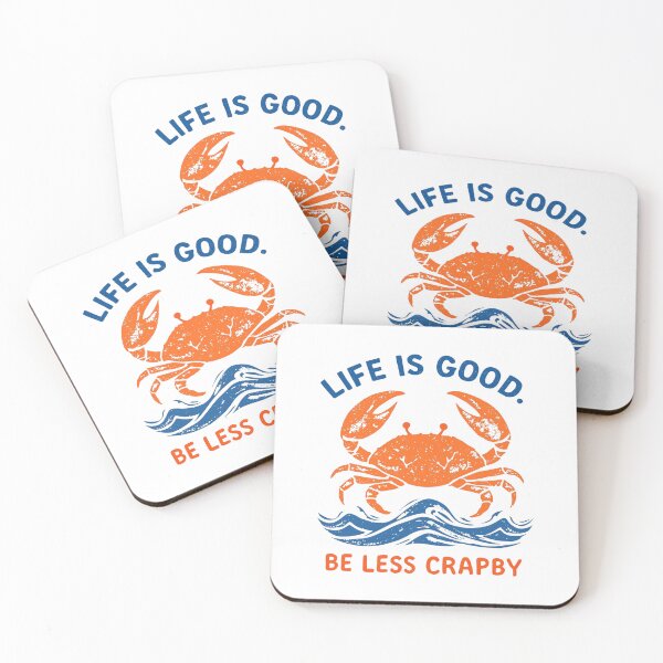 Item preview, Crab Life is Good Beach Vibes designed and sold by Alex Songs.