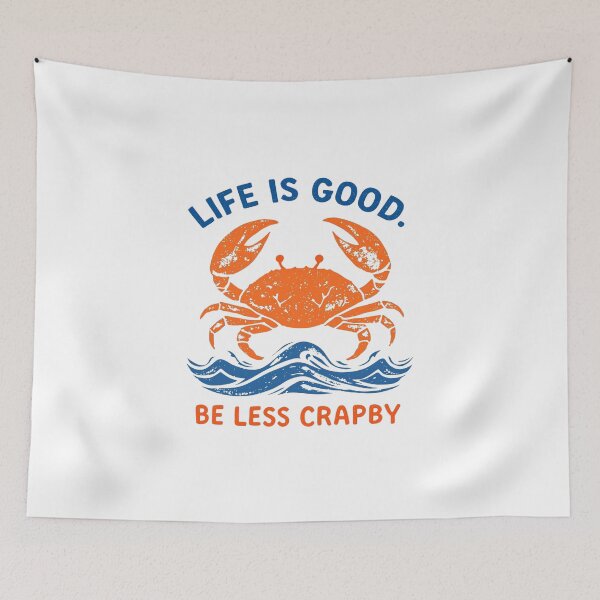 Item preview, Crab Life is Good Beach Vibes designed and sold by Alex Songs.