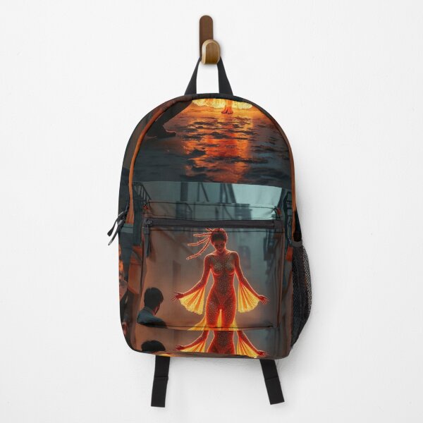 Item preview, Meeting an orange glowing ghost designed and sold by PhilDreams.