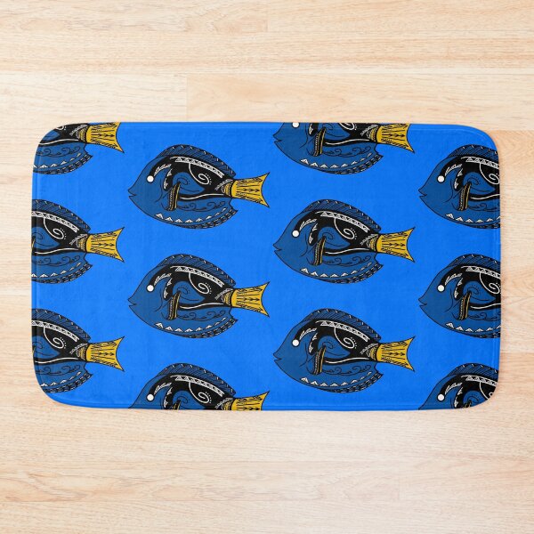 Item preview, Colored Tribal Blue Tang Fish designed and sold by Steeb757.