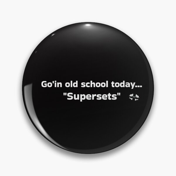 Item preview, Go'in old school today: "Supersets" designed and sold by Boardwalkmerch.