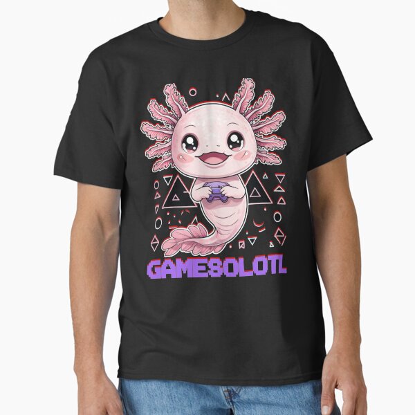 Item preview, Gamesolotl Axolotl Video Games Kawaii Anime Gamer designed and sold by GhoulishGaze.