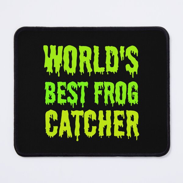 Item preview, World’s Best Frog Catcher Cartoon for Nature Lovers designed and sold by Spaceslafr.