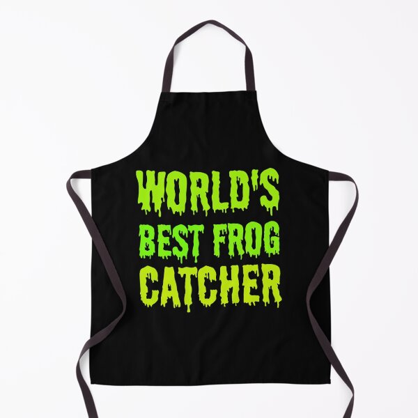 Item preview, World’s Best Frog Catcher Cartoon for Nature Lovers designed and sold by Spaceslafr.