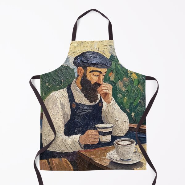 Item preview, Barista | Post-impressionist painting style designed and sold by ComicsFactory.