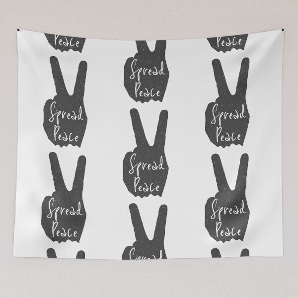 Item preview, Peaceful design with hand & peace sign designed and sold by Azrou shop.