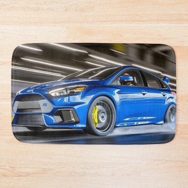 Item preview, Blue Ford Focus RS Poster – The Ultimate Hot Hatch Artwork designed and sold by AutoPopStudio.