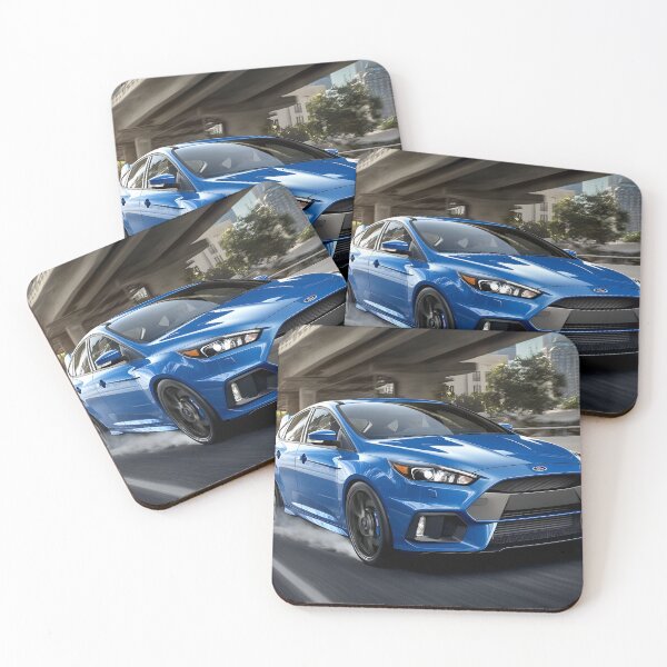 Item preview, Blue Ford Focus RS Poster – The Ultimate Hot Hatch Artwork II designed and sold by AutoPopStudio.