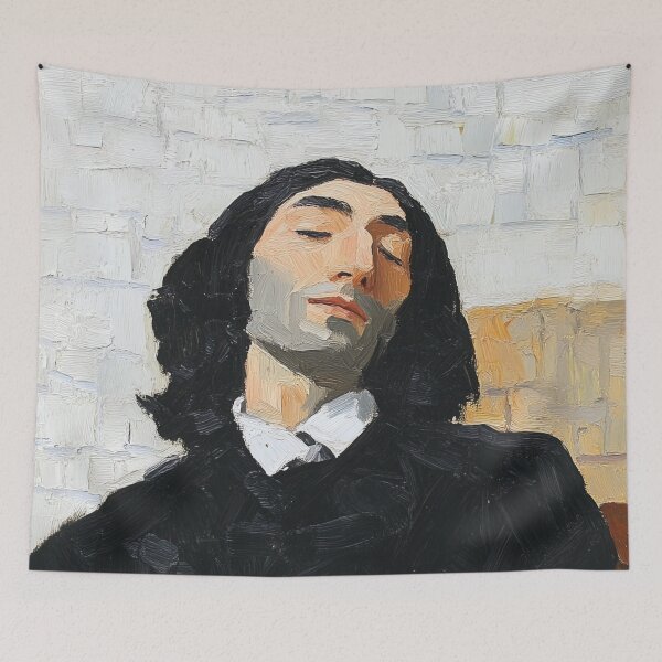 Item preview, Baruch Spinoza | Post-impressionist painting style designed and sold by ComicsFactory.