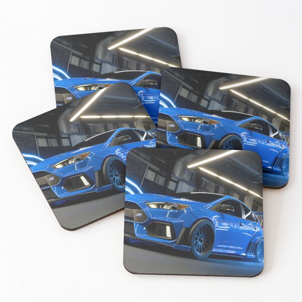 Item preview, Blue Ford Focus RS Poster – The Ultimate Hot Hatch Artwork III designed and sold by AutoPopStudio.
