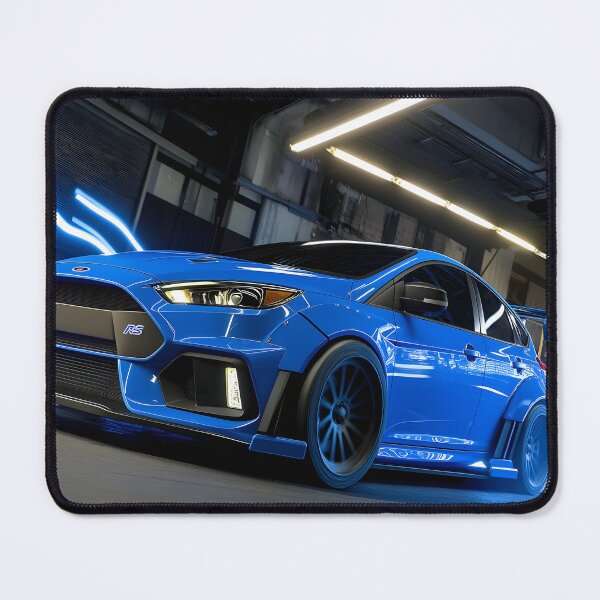 Item preview, Blue Ford Focus RS Poster – The Ultimate Hot Hatch Artwork III designed and sold by AutoPopStudio.
