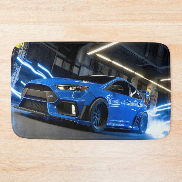 Item preview, Blue Ford Focus RS Poster – The Ultimate Hot Hatch Artwork III designed and sold by AutoPopStudio.