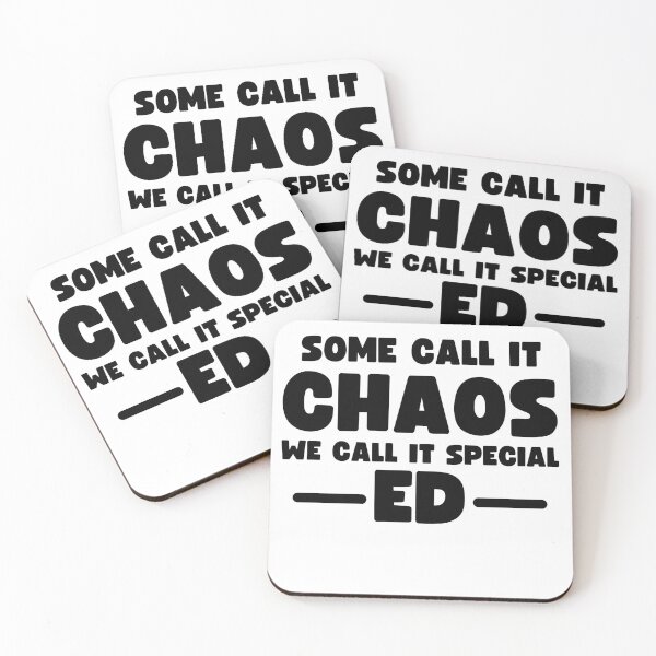 Item preview, SPED Educators Gift Some Call it Chaos We Call it Special Ed Funny Teacher Gift designed and sold by MouDantArts.