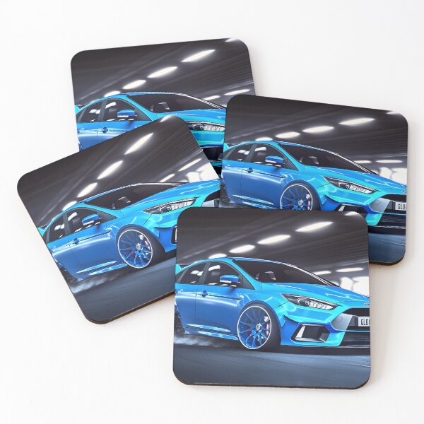 Item preview, Blue Ford Focus RS Poster – The Ultimate Hot Hatch Artwork V designed and sold by AutoPopStudio.
