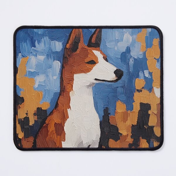 Item preview, Basenji | Post-impressionist painting style designed and sold by ComicsFactory.