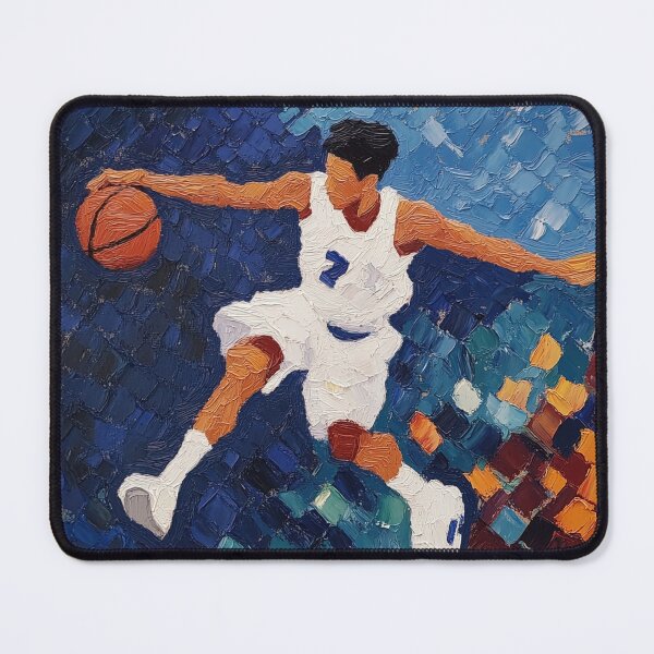 Item preview, Basketball player | Post-impressionist painting style designed and sold by ComicsFactory.