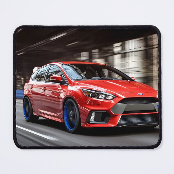 Item preview, Red Ford Focus RS Poster – Bold Performance in Stunning Detail designed and sold by AutoPopStudio.