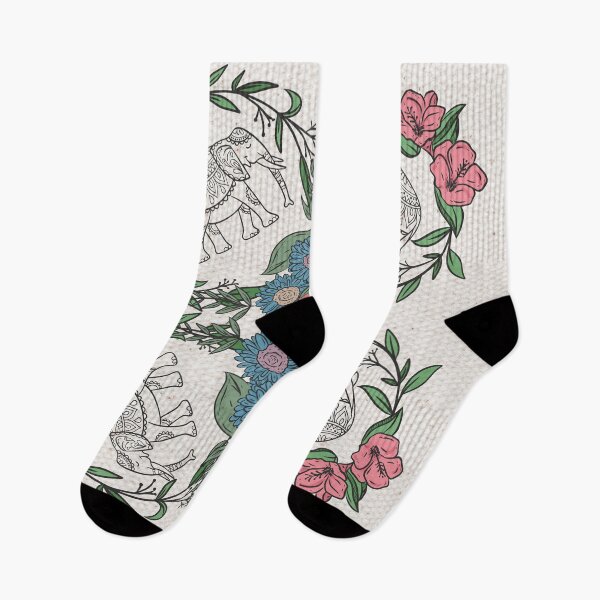 Aperçu de l'œuvre Elephants pattern créée et vendue par BatJamDesigns.