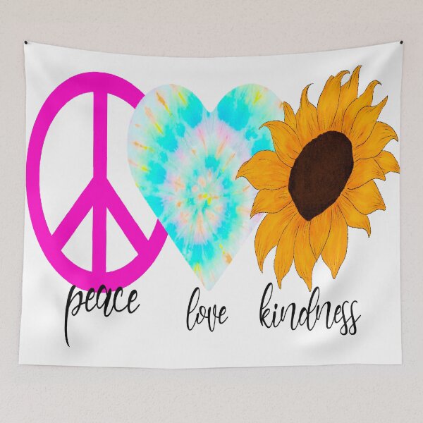 Item preview, Peace, love, and kindness designed and sold by Astrodead.
