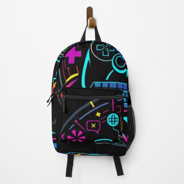 Item preview, Vibrant Gaming Controller and Keyboard Icon with Neon Elements designed and sold by Cloud-Riders.