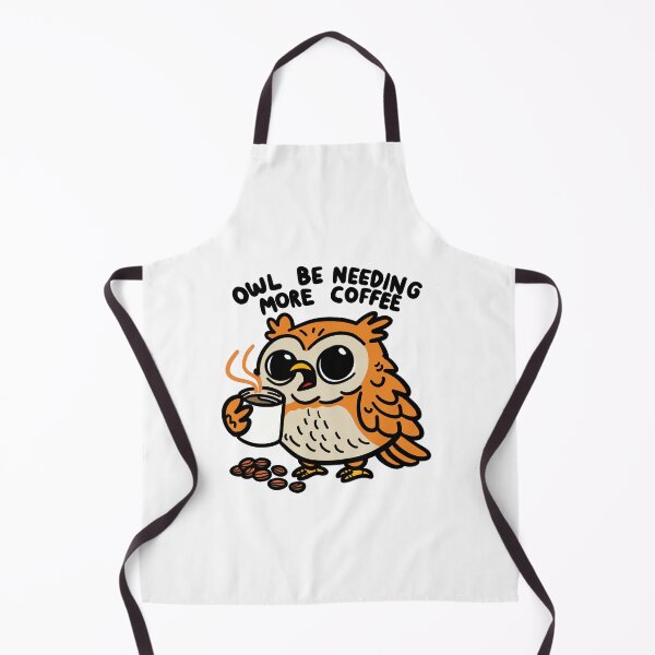 Item preview, Owl Be Needing More Coffee – Funny Coffee Lover Gift designed and sold by FunnehGacha.